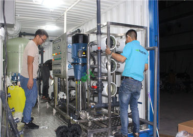 Portable Containerized Water Treatment Plant , Mobile Ro Water Plant Machine