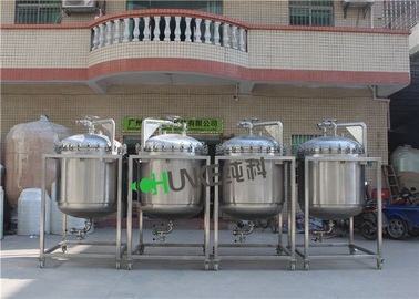 Customized Capacity 50L-10000L Water Pressure Tank / SUS304 Round Shape Water Storage Tank With Wheel