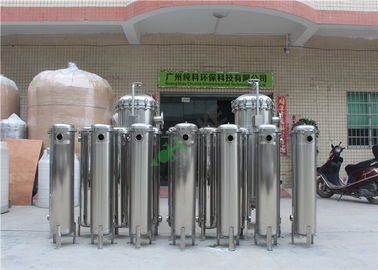 Customized Capacity SS304 Water Filter Housing Water Storage Tank For Food & Beverage Factory