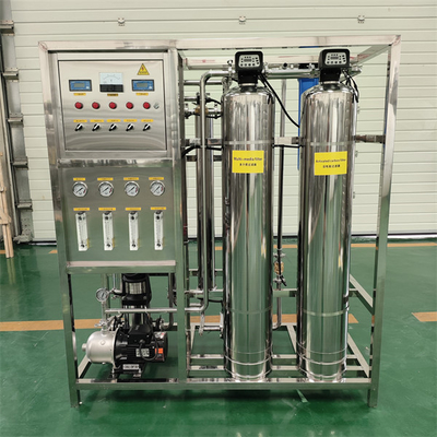 0.25 toneladas 2 garrafas RO Osmose Reversa Tratamento de Água Filtros Máquina de Purificação em caixa de madeira