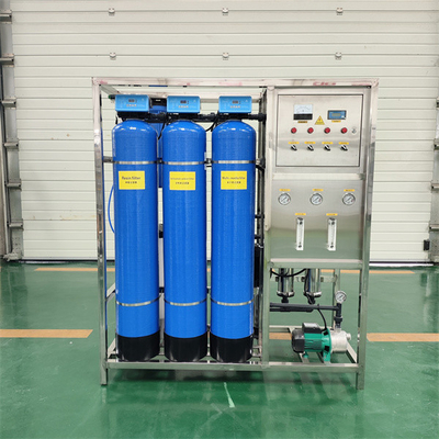 1 Componentes essenciais 0,5 toneladas Equipamento de tratamento de água por osmose reversa RO para água pura industrial