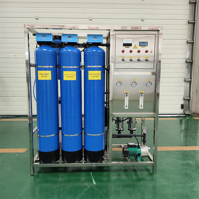 0.5T Tratamento de Água Purificada por Osmose Reversa 1000 l/H Máquina Industrial de Água Pura Equipamento Direto de Água Potável