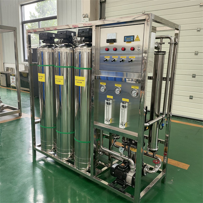 1000lph Industrial Ro máquina de purificação de água suavizador de membrana equipamento de tratamento por osmose reversa máquina de água pura