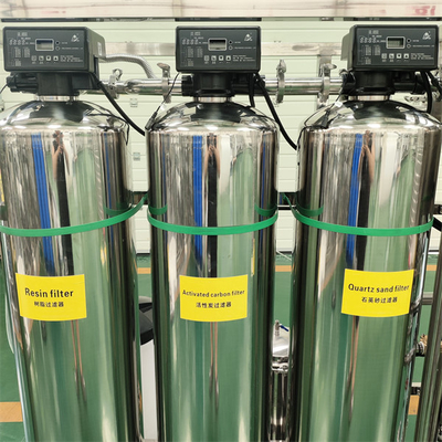 1 tonelada de equipamento de osmose reversa unipolar para purificação de água mineral pura