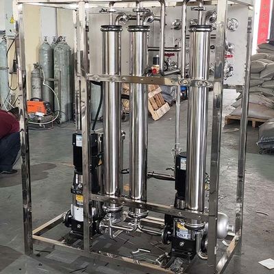 0.25T Dois tanques de equipamento de osmose reversa de aço inoxidável de dupla fase para industrialização