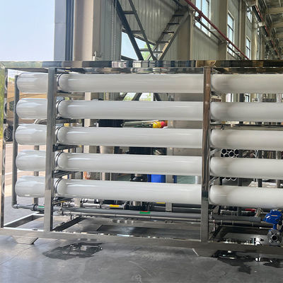 Equipamento de purificação de água por osmose reversa de dupla fase eficiente de 8 t/h para o sector industrial
