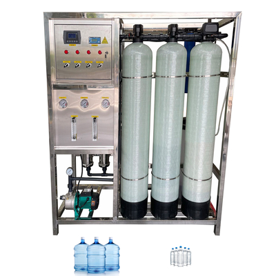 500LPH Reverso Osmose Purificação Filtro de Água Potable Fábrica de Cosméticos Ro Sistema Máquina de Tratamento de Água de Dois Estágios