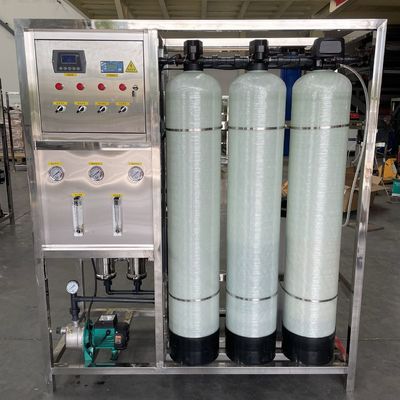 RO Osmose Reversa Aparelhos industriais de purificação de filtragem Plantas Máquina de tratamento de água 500Lph