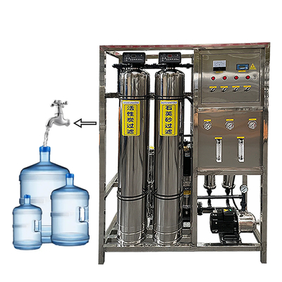 Máquina de sistema de purificação de filtro de água subterrânea industrial totalmente automática com RO e UV Plant para bebida pura