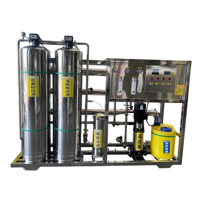 1500 litros por hora Sistema de purificação RO Filtração de Tratamento de Plantas Máquina de purificação de água