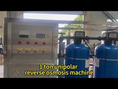 Equipamento de purificação de água por osmose reversa de uma tonelada por hora